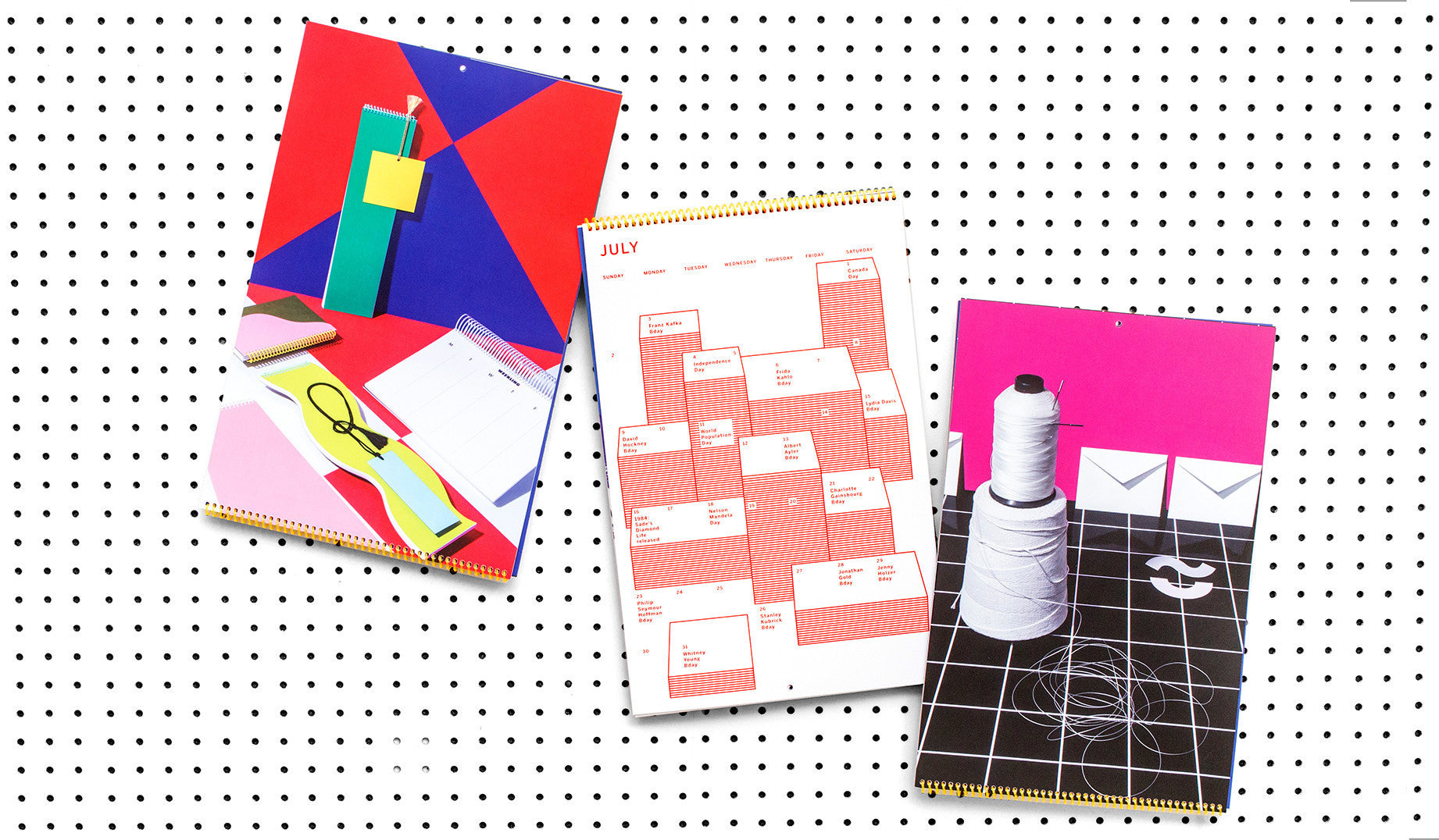 The materials used in our shop have always felt as compelling as the projects they create. With that in mind, we teamed up with Adi Goodrich of multi-disciplinary creative studio Sing-Sing, and designer Arthur Jones to create a year’s worth of amusing imagery to shower the tools of our trade wit the love they so richly deserve.