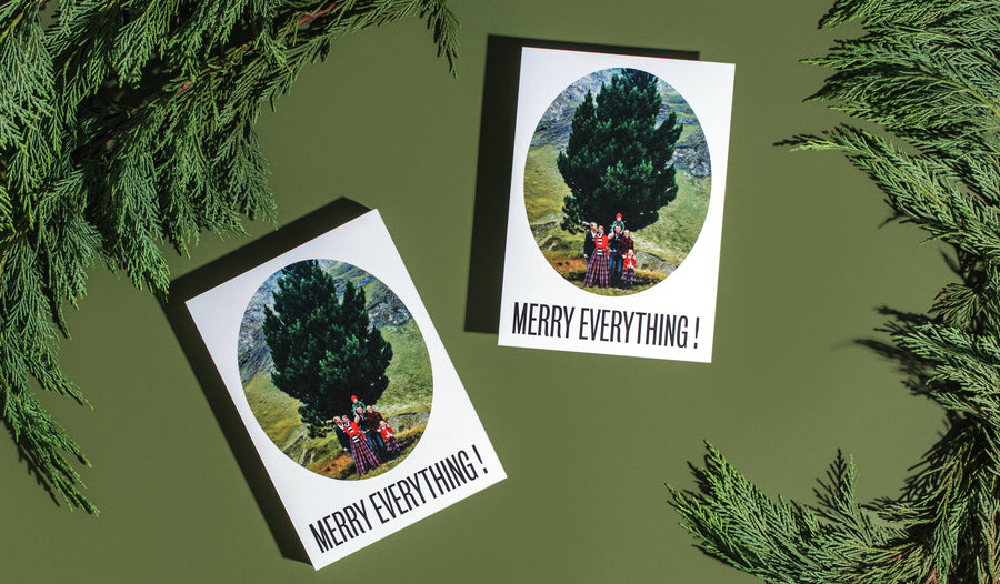Themed Flat Card Merry Everything