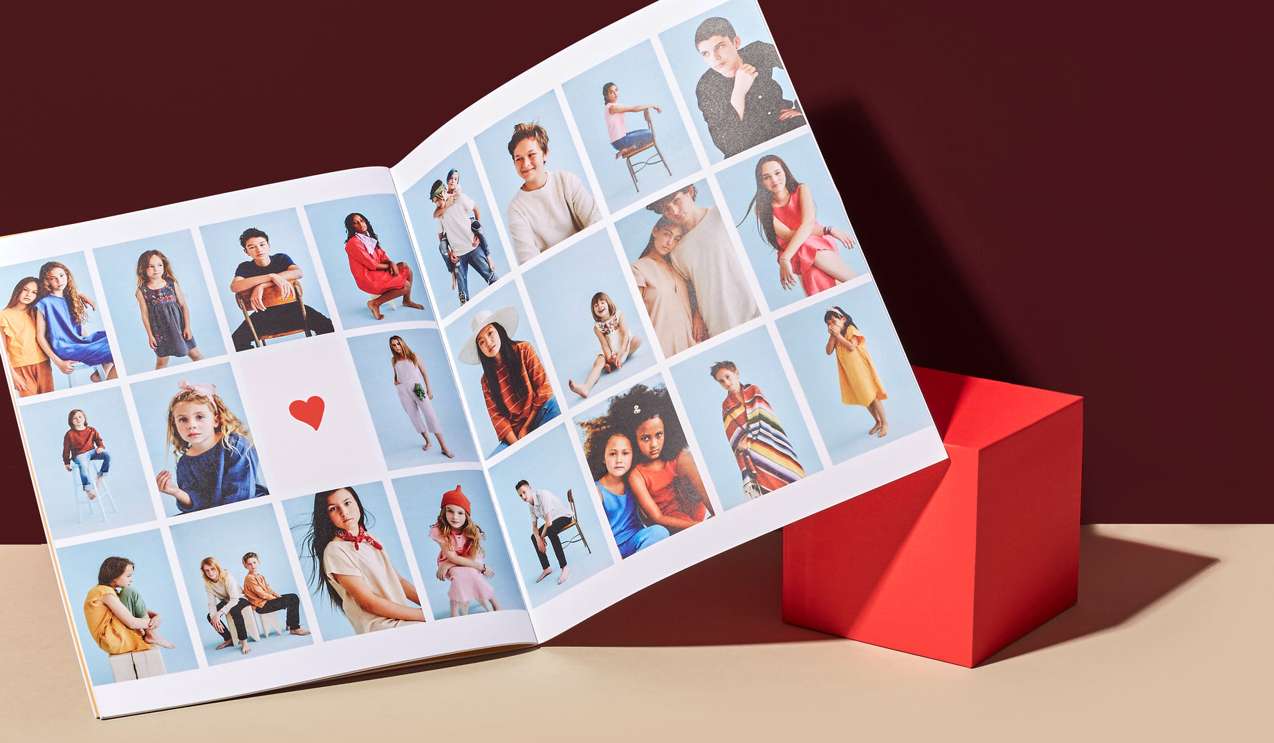 Saddle stitching is a stapled spine. This cost-effective binding style gives your books a handmade finish that lies flat for an elegant presentation. This finish is only available for books with 40 pages plus cover, or under. Page count must be a multiple of 4.