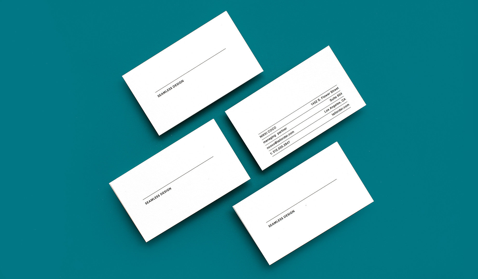 Choose from four formats for your business cards, the Traditional 2 x 3.5 inch size, our signature Tall Card at 3.3125 x 2.25 inches, the Square Card at 2.5 x 2.5 inches, or the original business card format that dates back to the 1800's -- the Calling Card, which measures in at 3 x 3.75 inches.