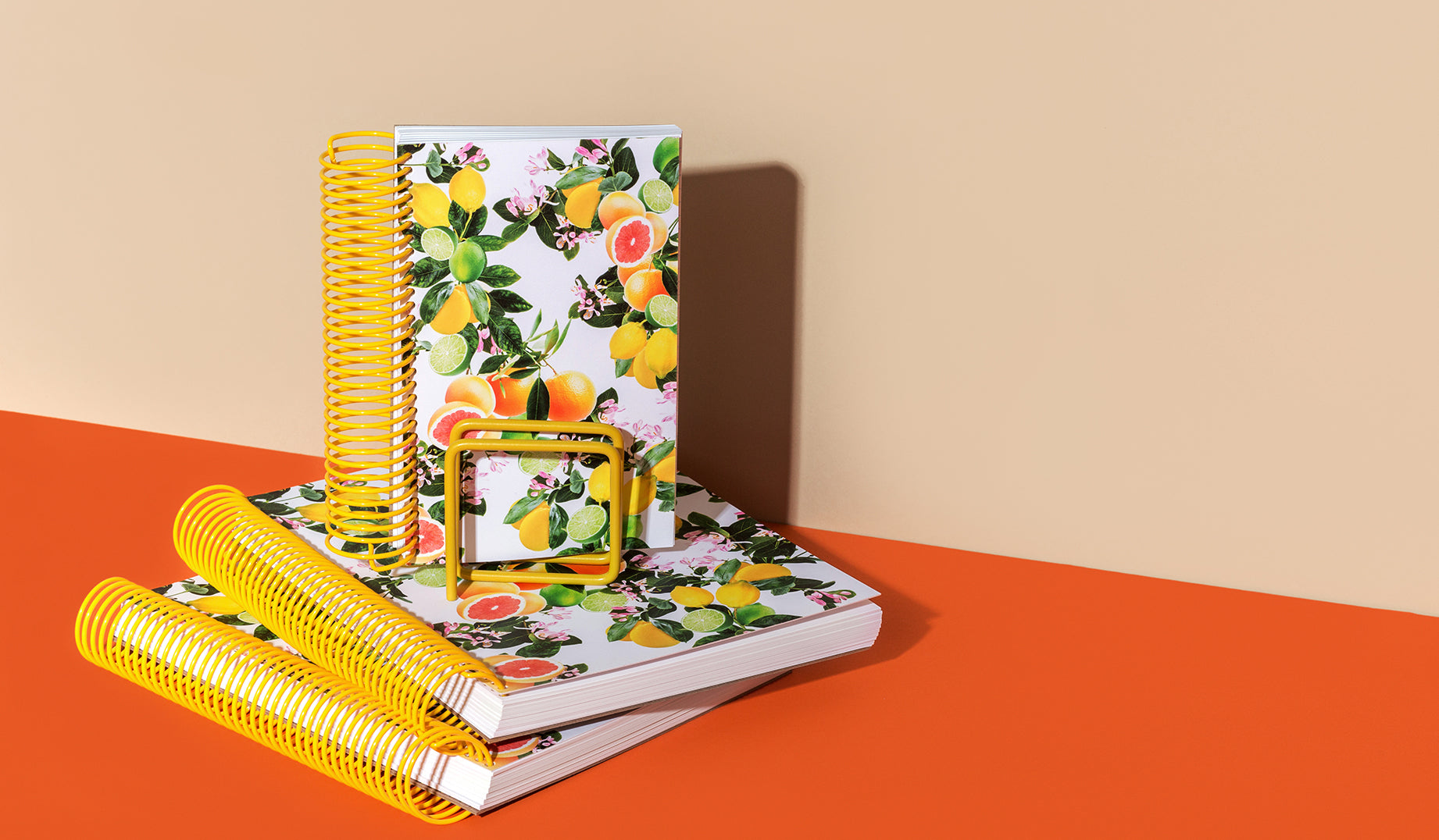 Citri Pattern with Lined Pages