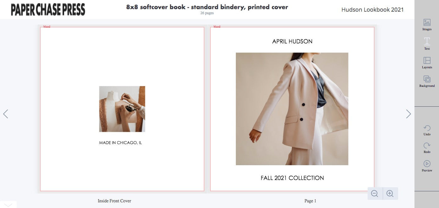 Create your own custom softcover book design directly in our Design Online tool. Simple drag and drop, image upload and character editing means anyone can create sophisticated books. No need to download any software. Check out our <a href="/pages/design-online">helpful tutorials</a>.