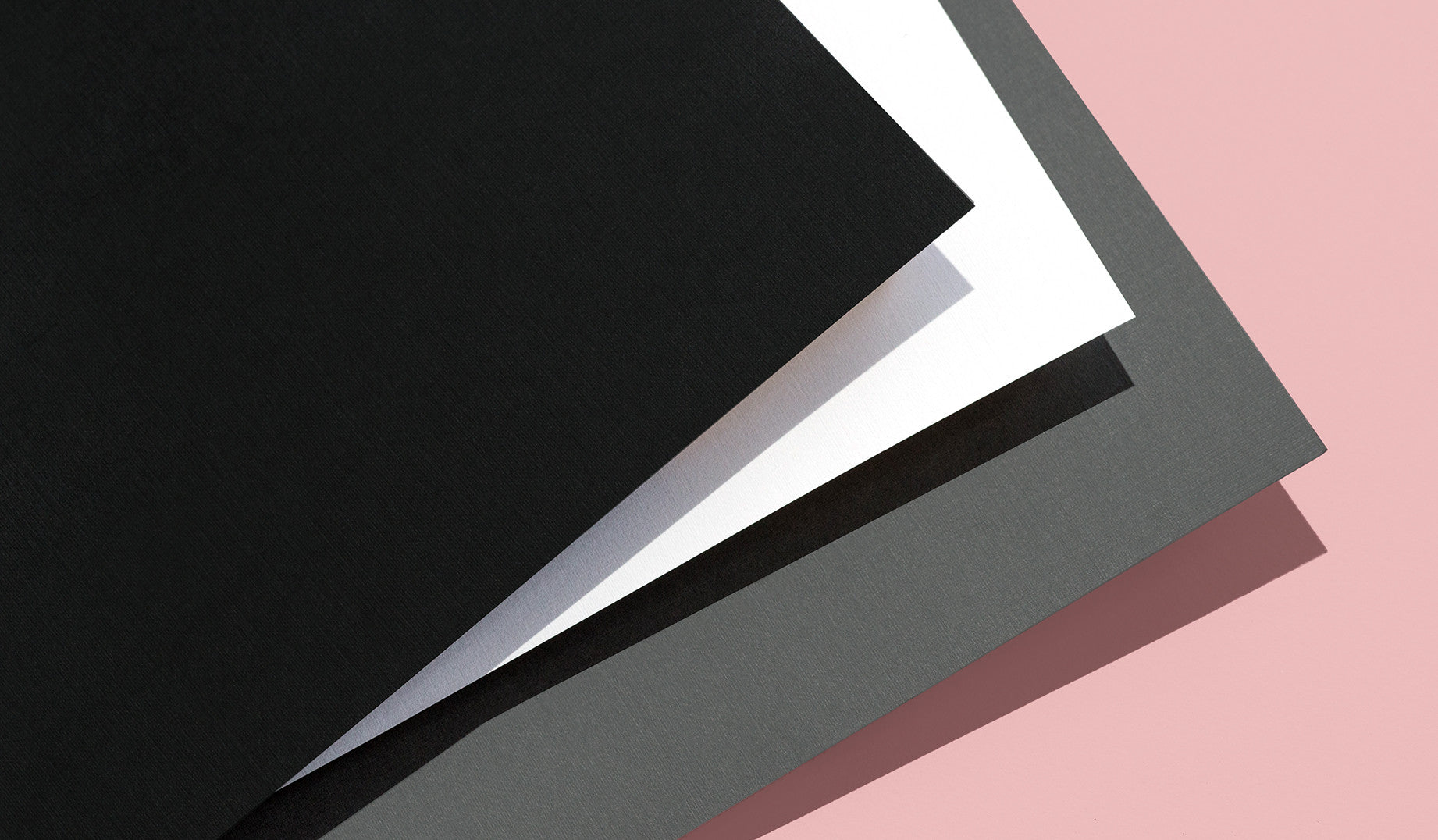 All Paper Chase Press hardcover books feature premium linen paper endsheets, which provide both durability and an elegant finish. Choose from black, gray, or white.