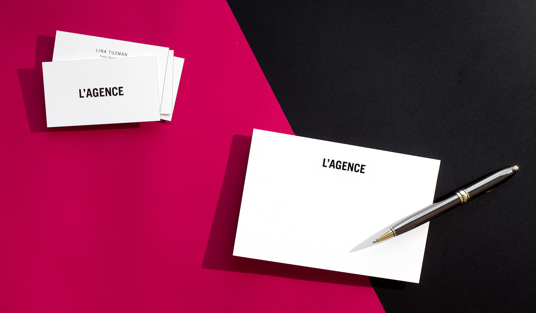 A handwritten note goes a long way, write in style on a personalized card.