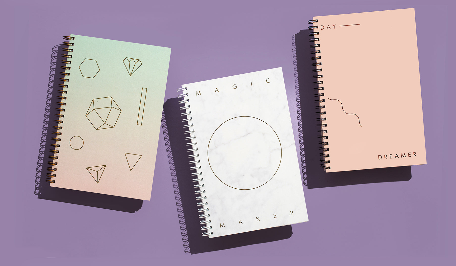 Perfect for custom notebooks or day planners, our wire-O binding allows your books to lie totally flat. Practical and pretty, choose from a wide range of sizes and colors, including white, chrome or black.