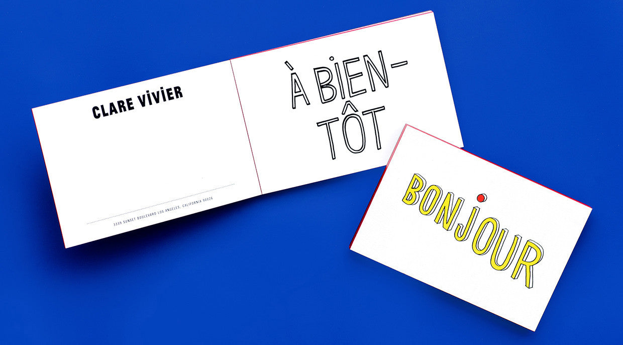 clare v. postcard notepads